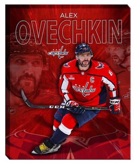 Alexander Ovechkin 16" x 20" Canvas Collage Capitals-V